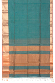 Teal Green Handloom Maheswari Saree 10060262