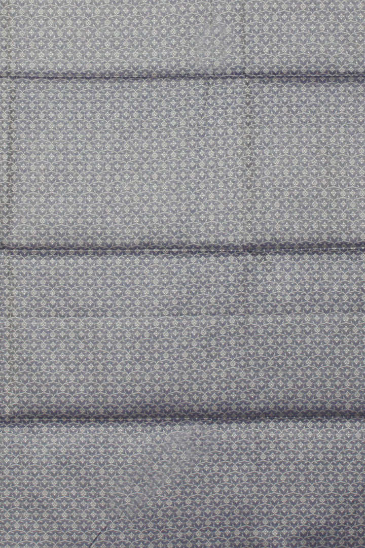 Glaucous Blue Banarasi Silk Salwar Suit Material 10061154