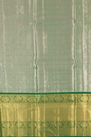 Peach Korvai Kanjivaram Tissue Pattu Pavadai Material 10059608