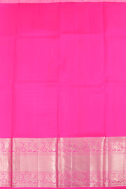 Sunflower Yellow Kanjivaram Pattu Pavadai Material 10059633