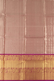 Parrot Green Korvai Kanjivaram Pattu Pavadai Material 10059638