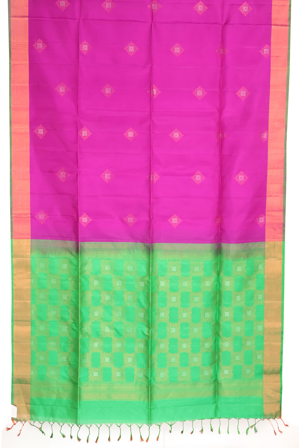 Violet Kanjivaram Soft Silk Saree 10059807