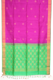 Violet Handloom Kanjivaram Soft Silk Saree 10059807