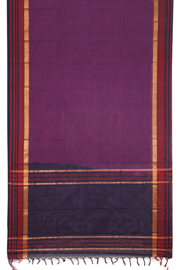 Purple Negamam Cotton Saree 10059958
