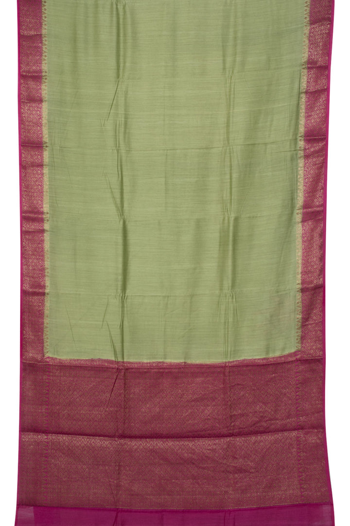 Handloom Banarasi Muga Silk Saree 10061135