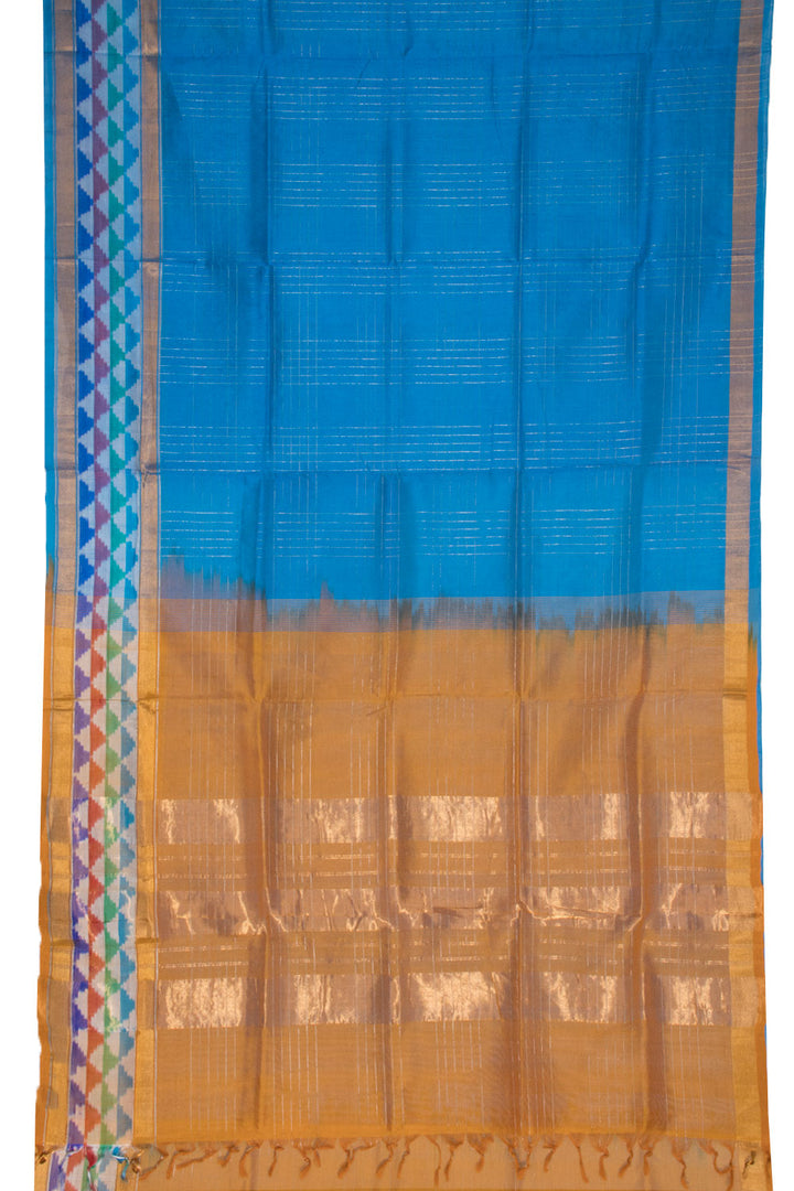 Sky Blue Handloom Venkatagiri Silk Saree 10060220