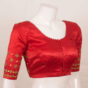 Handcrafted Mashru Blouse with Mirror Work 10055302