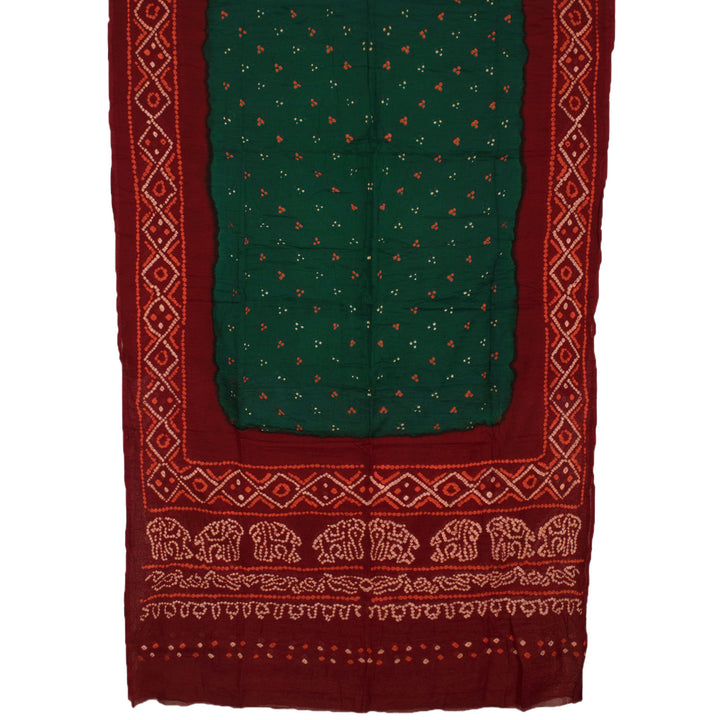Handcrafted Bandhani Mulmul Cotton Saree 10055018
