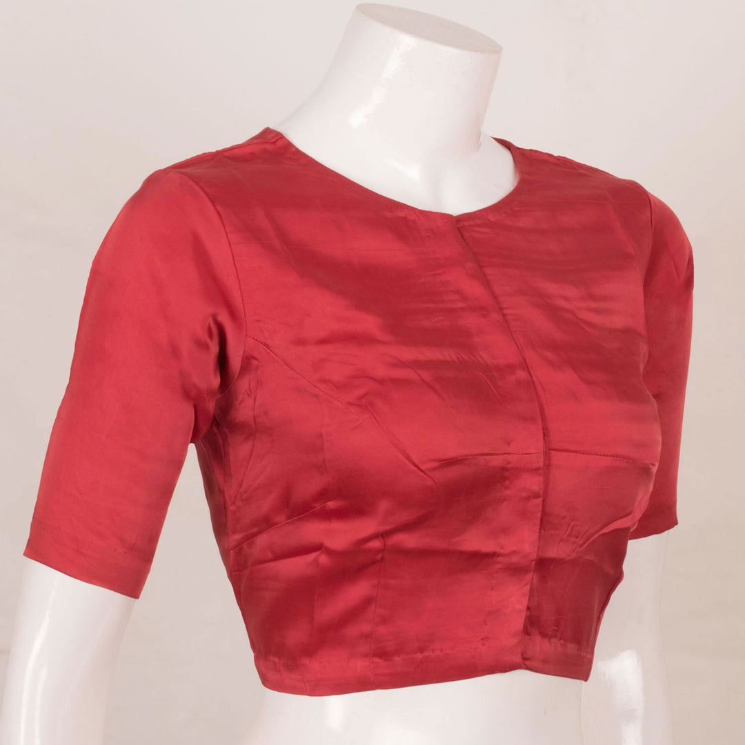 Handcrafted Satin Silk Blouse 10054597