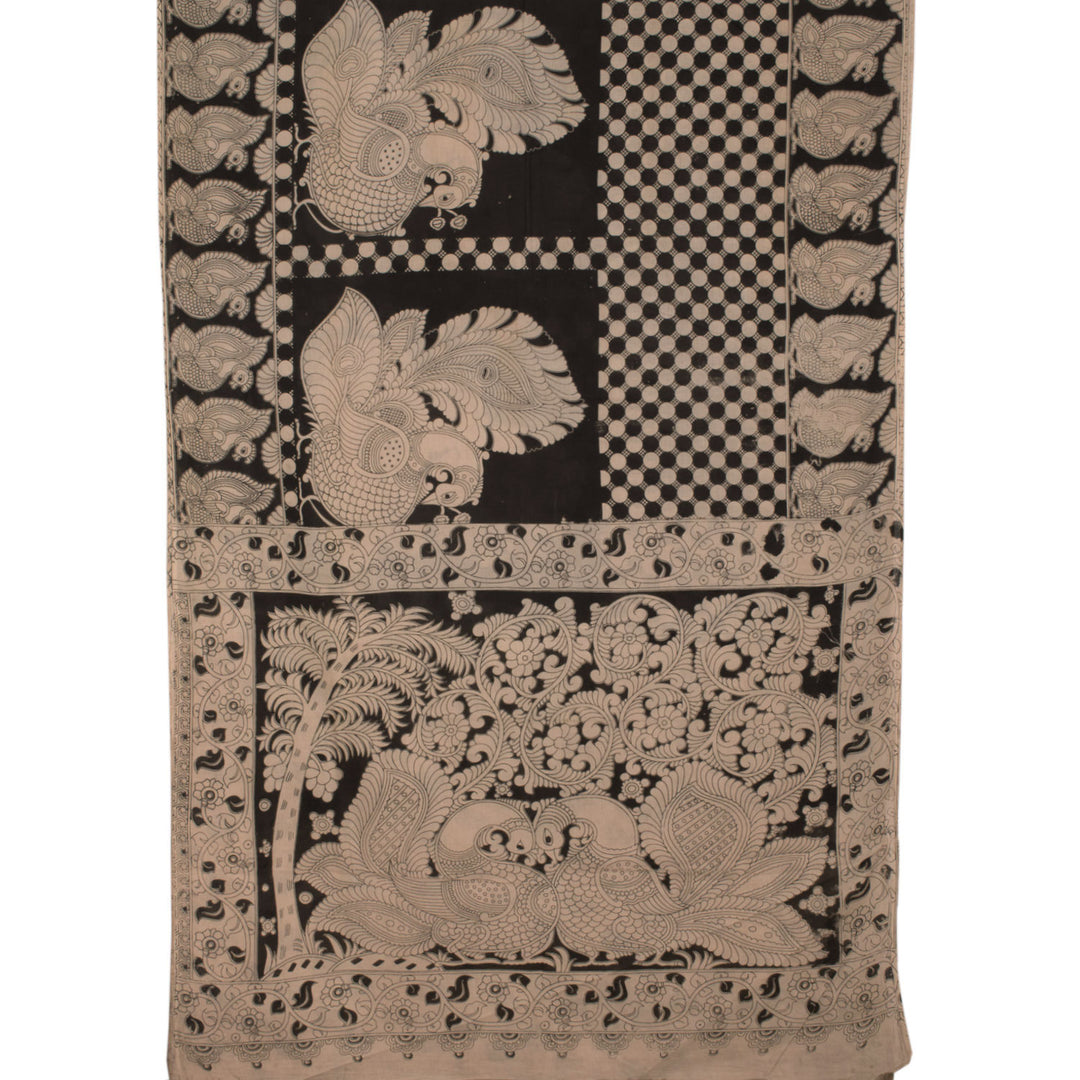 Handcrafted Printed Kalamkari Cotton Saree 10054760