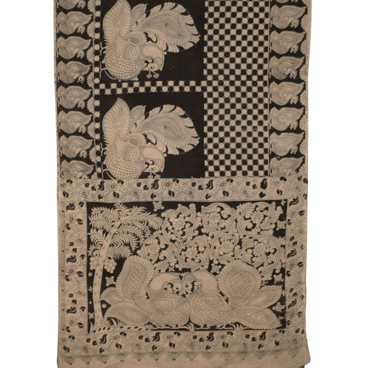 Handcrafted Printed Kalamkari Cotton Saree 10054761