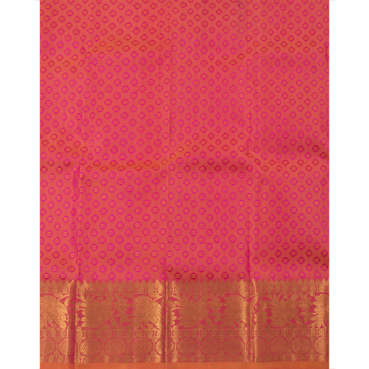 1 Year Size Pure Zari Kanchipuram Pattu Pavadai Material 10054636