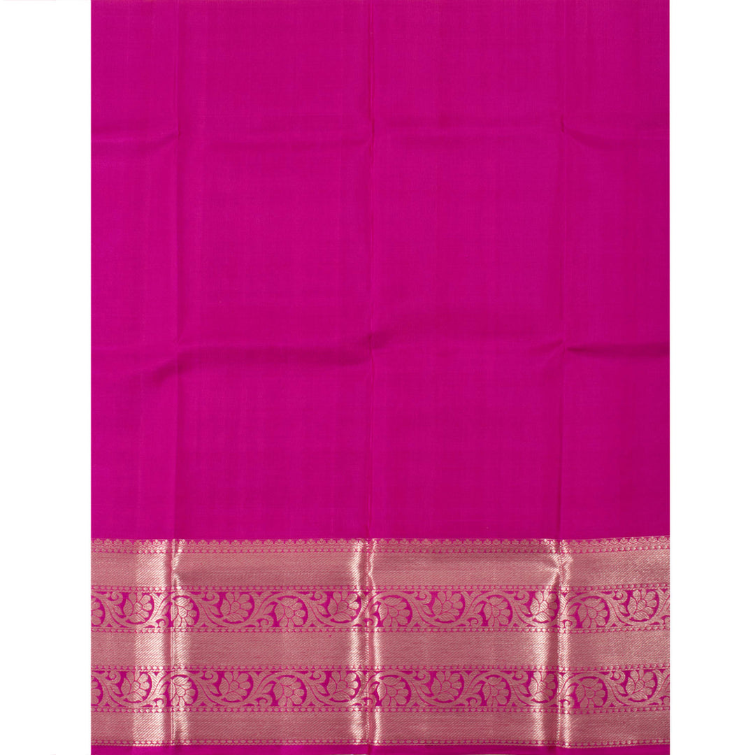 1 Year Size Pure Zari Kanchipuram Pattu Pavadai Material 10054645