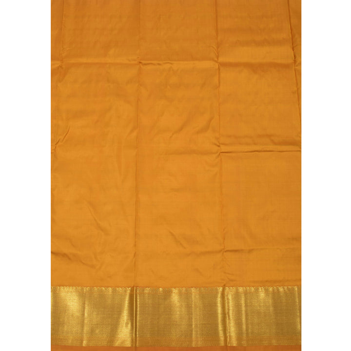 2 to 4 Years Pure Zari Kanchipuram Pattu Pavadai Material 10054662