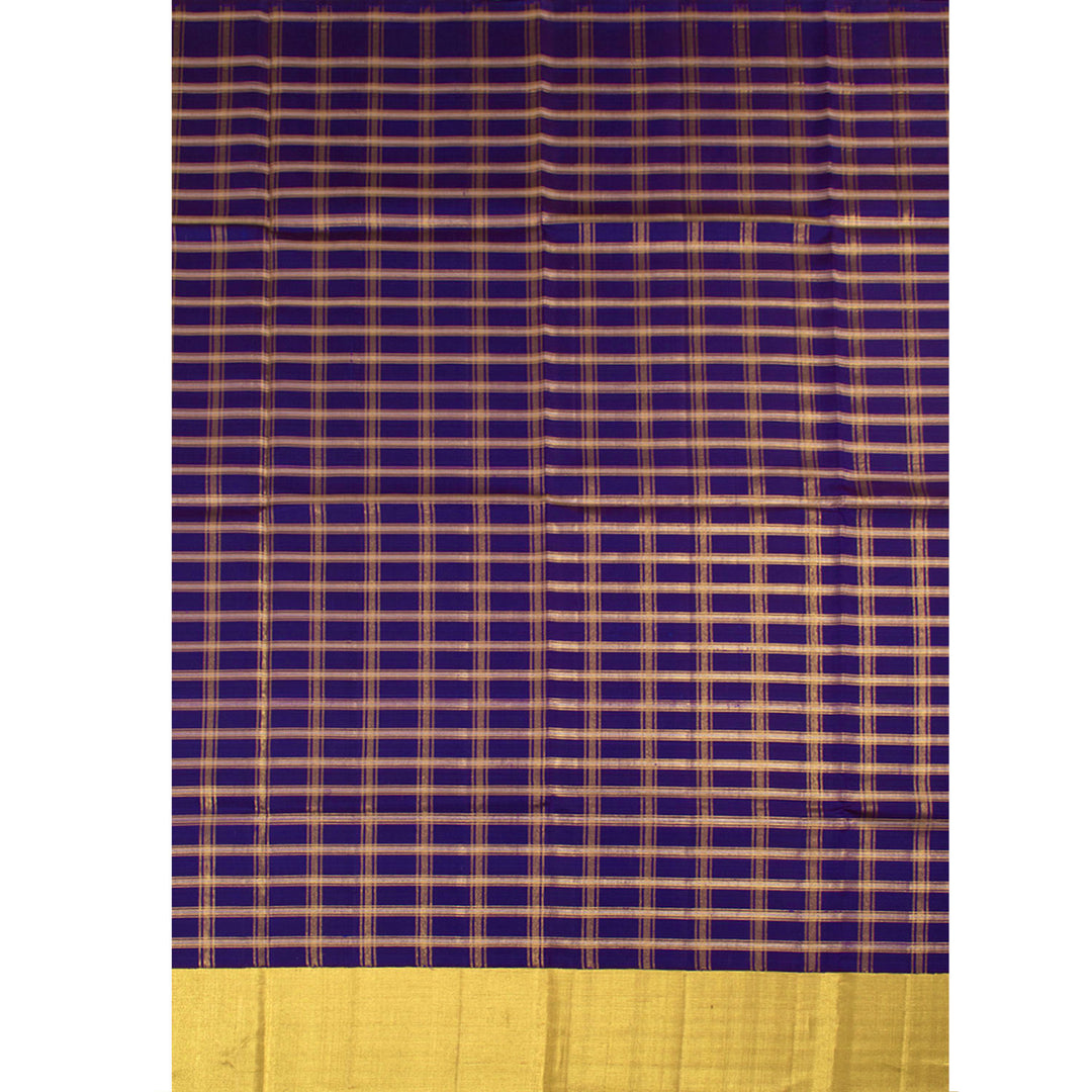 Universal Size Pure Zari Kanchipuram Pattu Pavadai Material 10054686