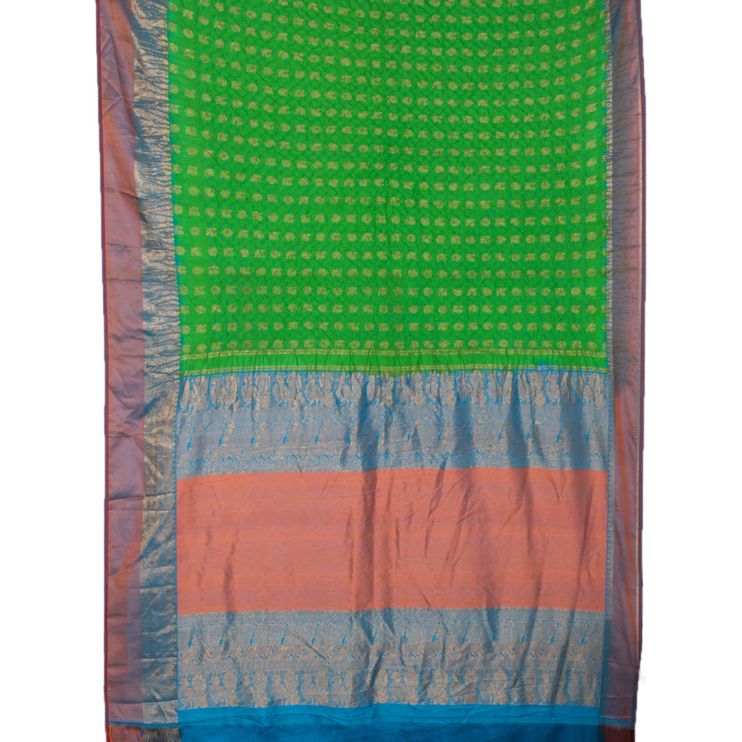 Kanjivaram Pure Zari Bandhani Silk Saree 10053809