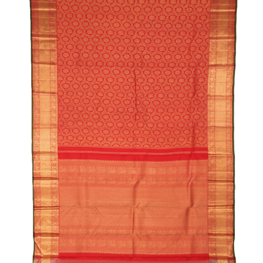 Kanjivaram Pure Zari Jacquard Silk Saree 10054841