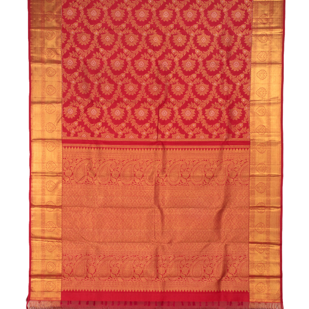Kanjivaram Pure Zari Jacquard Silk Saree 10054843