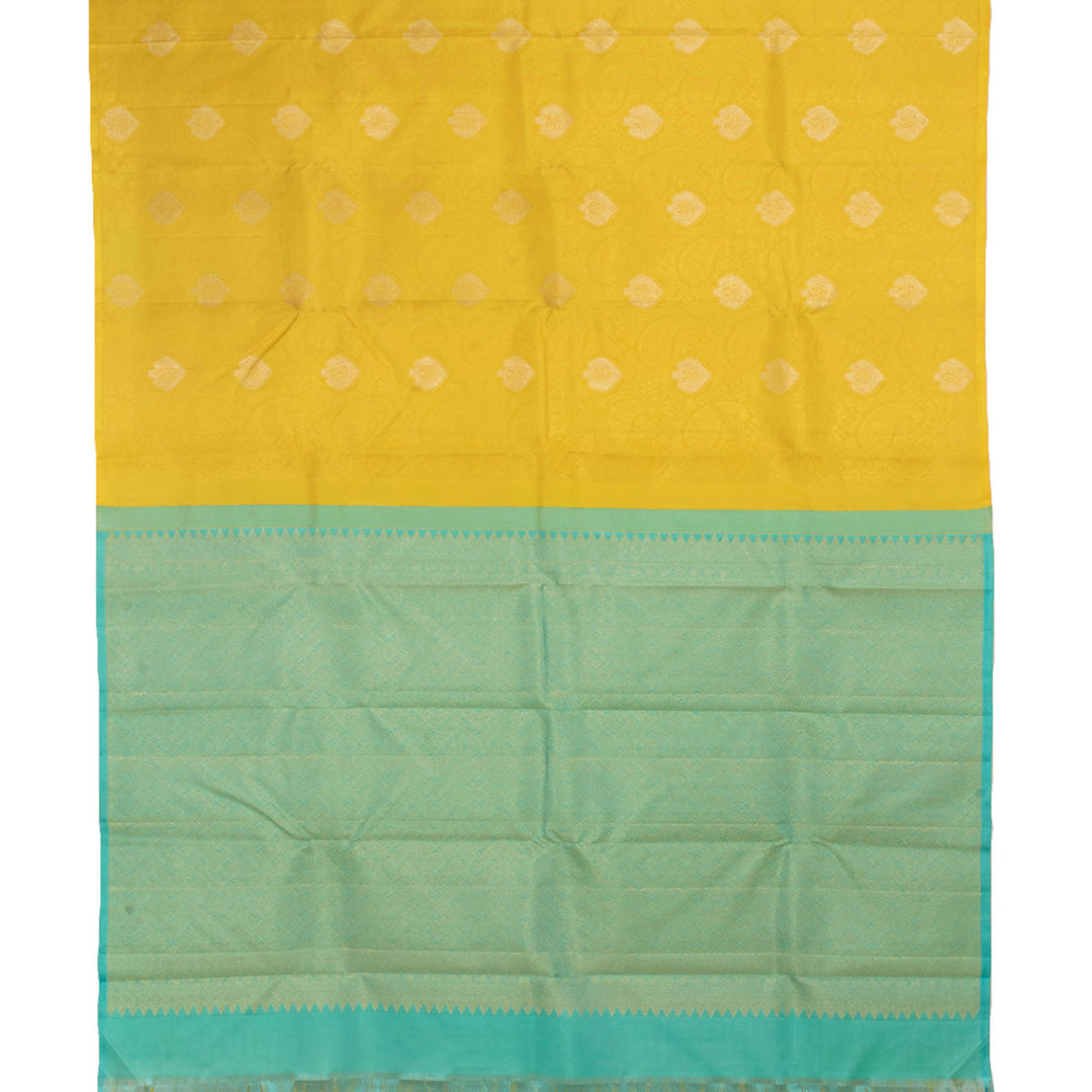 Handloom Pure Zari Borderless Jacquard Kanjivaram Silk Saree 10057034