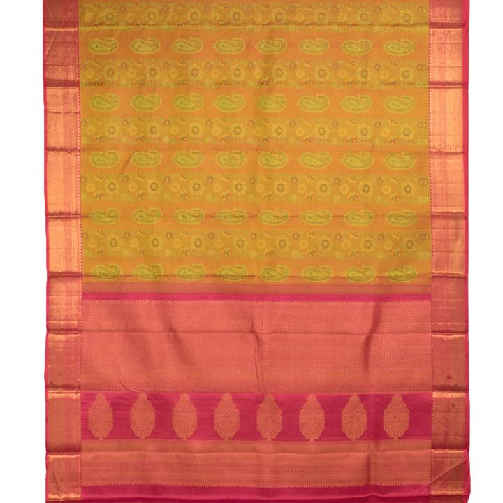 Handloom Pure Zari Jacquard Kanjivaram Silk Saree 10057044