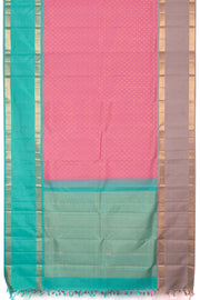 Pure Zari Bridal Korvai Kanjivaram Silk Saree 10058730