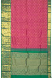 Pure Zari Bridal Korvai Kanjivaram Silk Saree 10058737