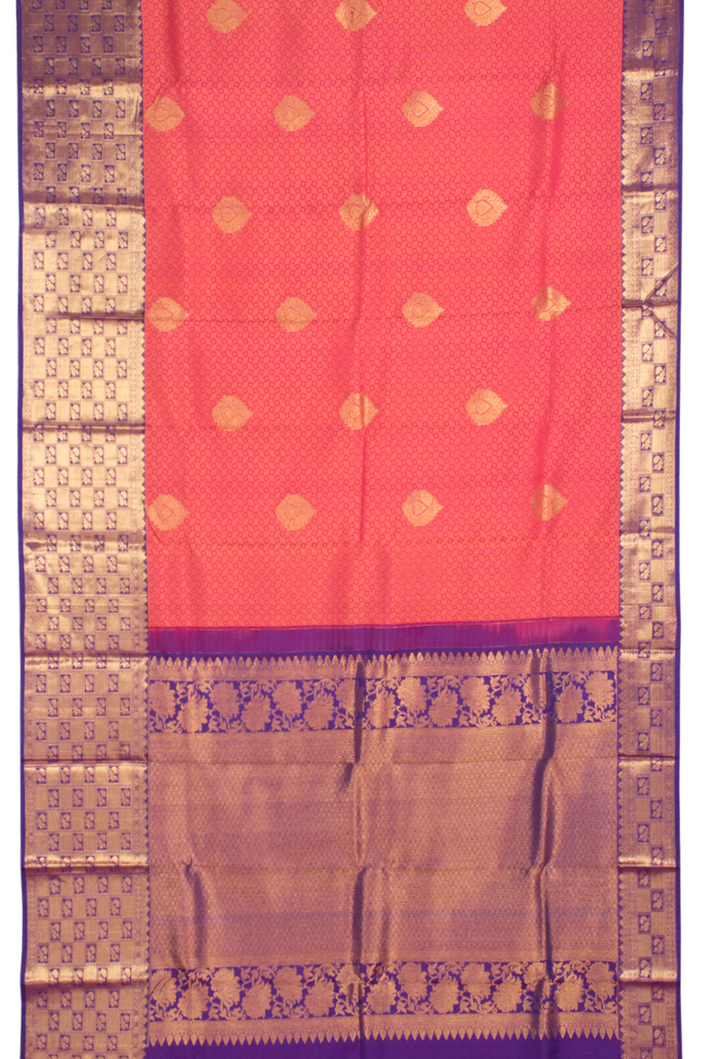 Pure Zari Jacquard Kanjivaram Silk Saree 10059198