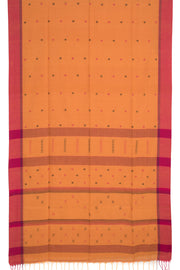 Orange Bengal Cotton Saree 10059328
