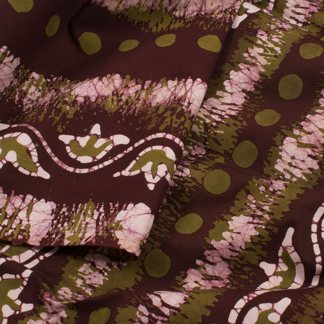 Batik Printed Cotton Salwar Suit Material 10054745