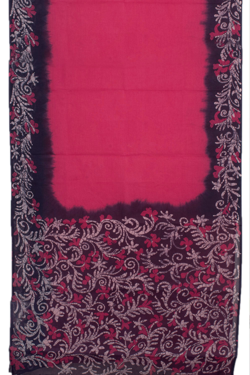 Batik Printed Cotton Saree 10058016