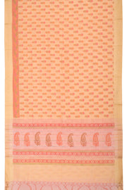Hand Block Printed Silk Cotton Saree 10059301