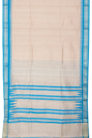 Beige Chhattisgarh Tussar Silk Saree 10059707