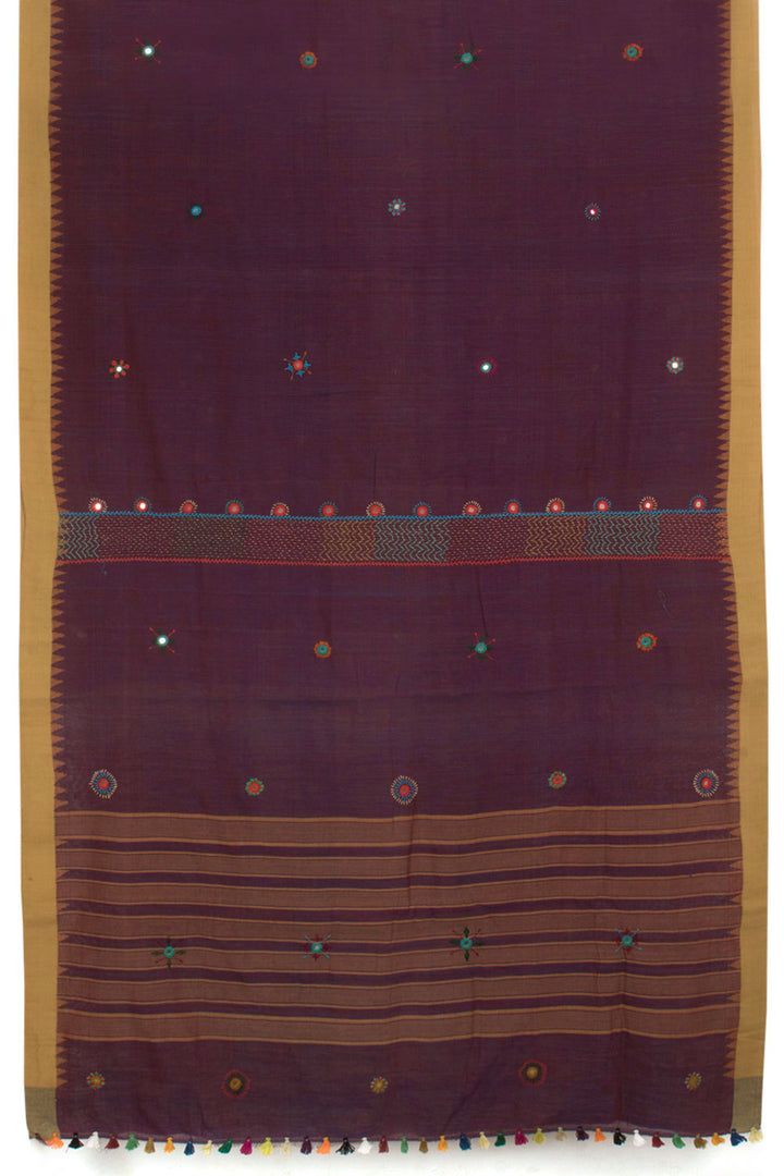 Handloom Natural Dye Khadi Cotton Saree 10058411
