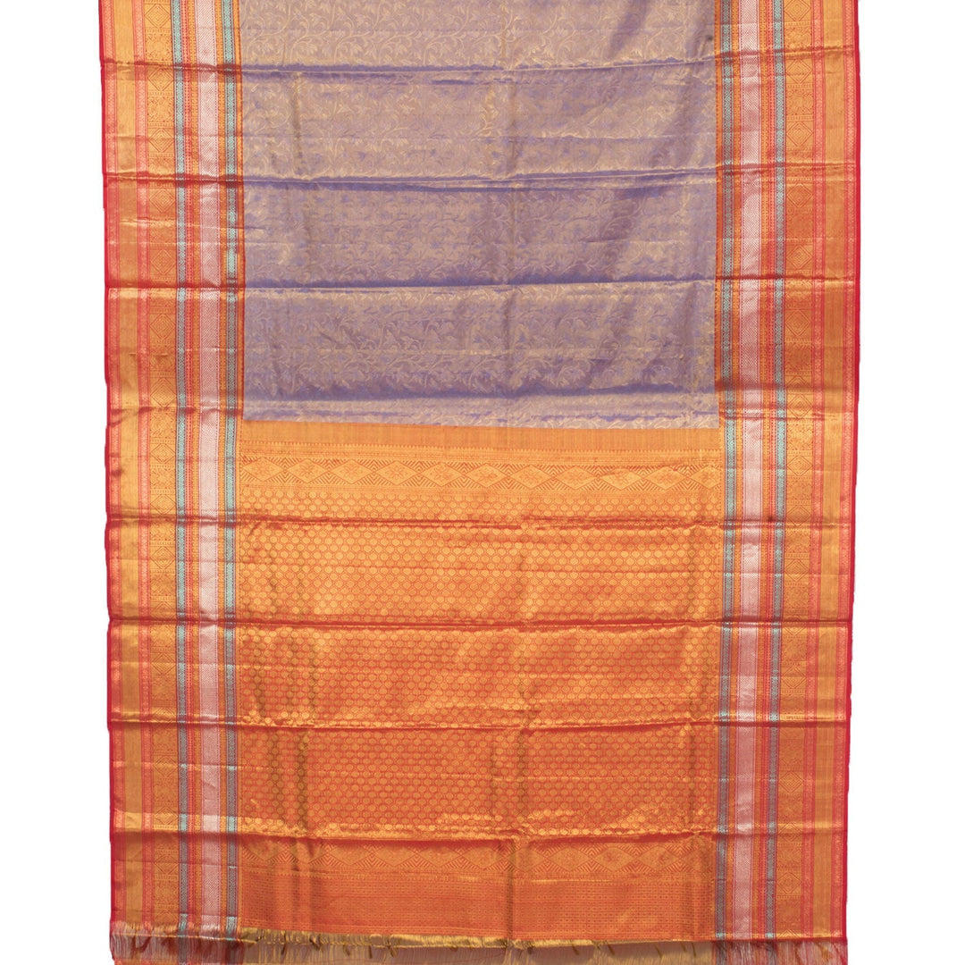 Pure Tissue Silk Korvai Kanjivaram Saree 10056618