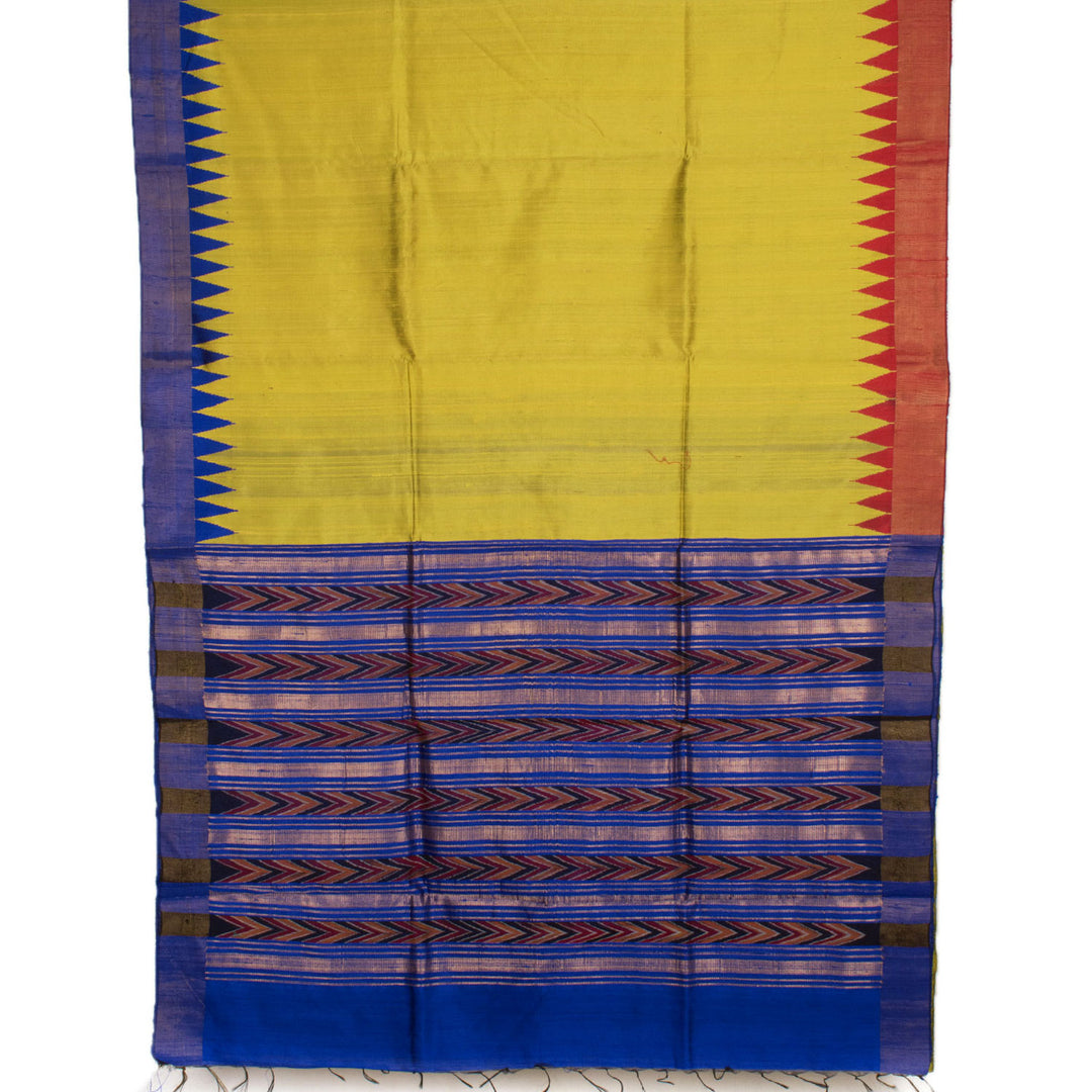 Handloom Kanchipuram Korvai Dupion Silk Saree 10055389