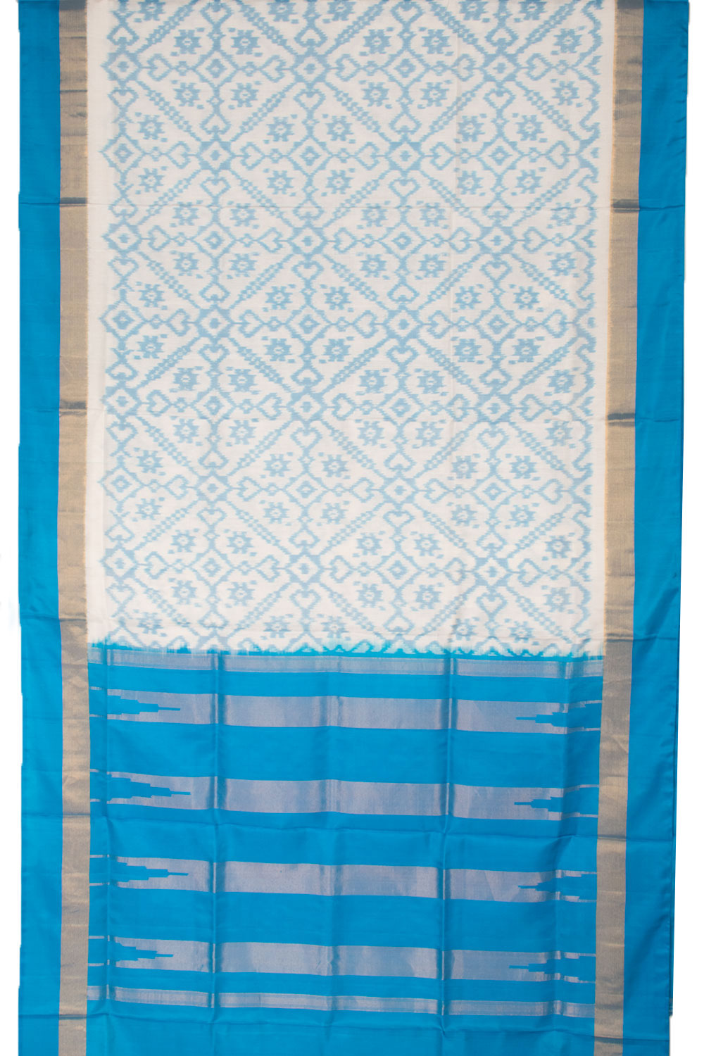 Handloom Kanjivaram Ikat Soft Silk Saree 10059461