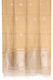 Shining Gold Handloom Tissue Silk Saree 10059474