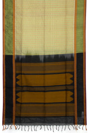 Green Handloom Kanchi Cotton Saree  10061809