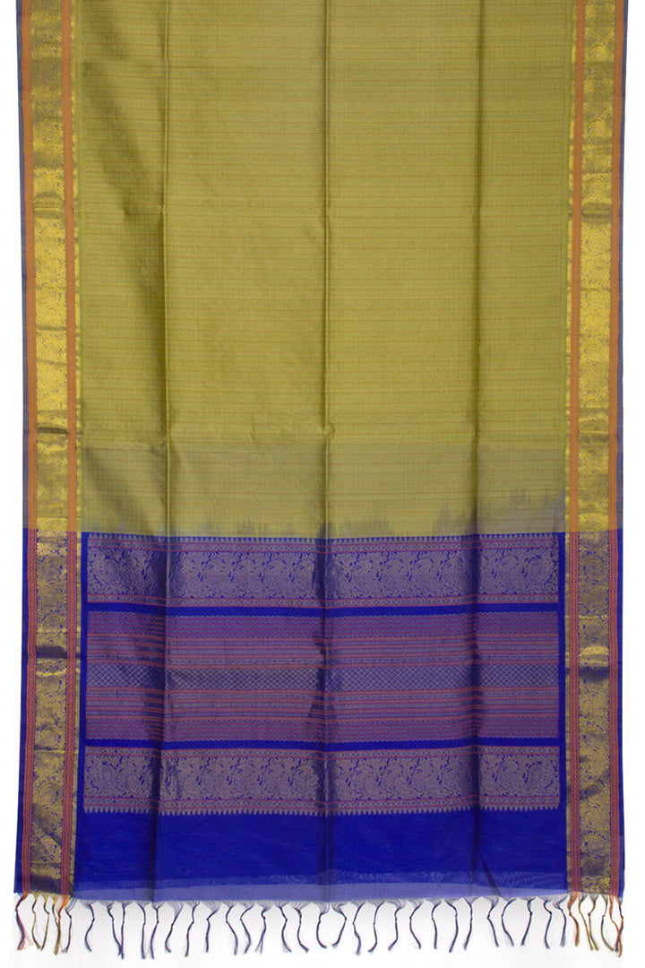 Green Handloom Kanchi Silk Cotton Sarees 10061810