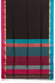 Handloom Maheshwari Silk Cotton Saree 10058813
