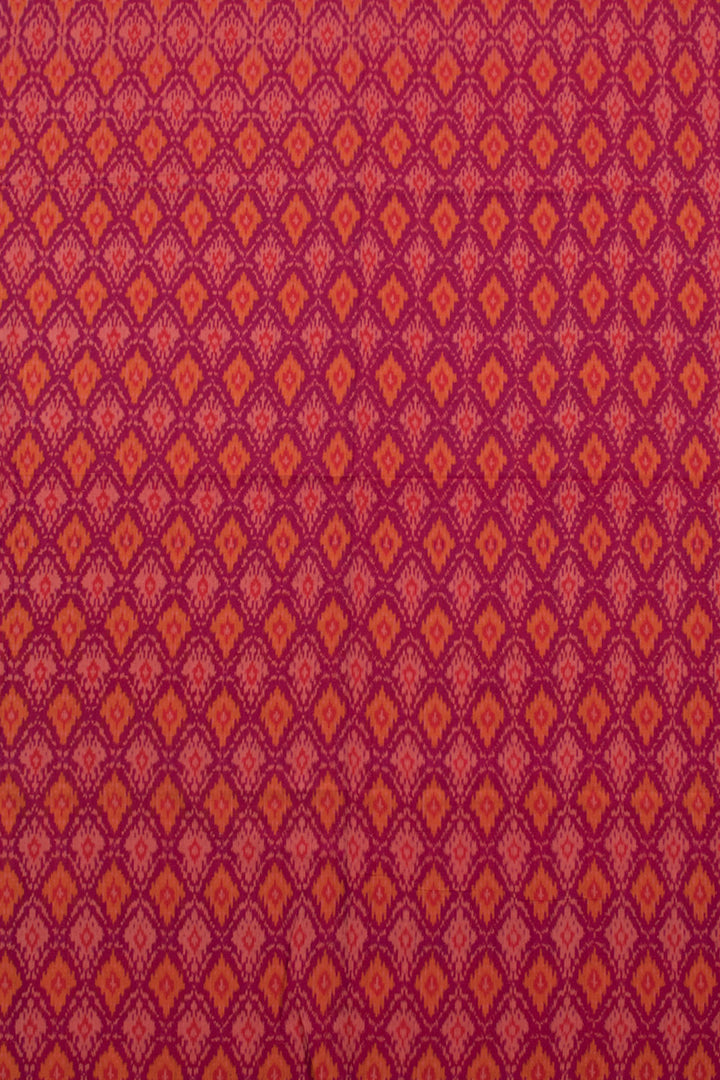 Handloom Ikat Silk Cotton Kurta Material 10058574