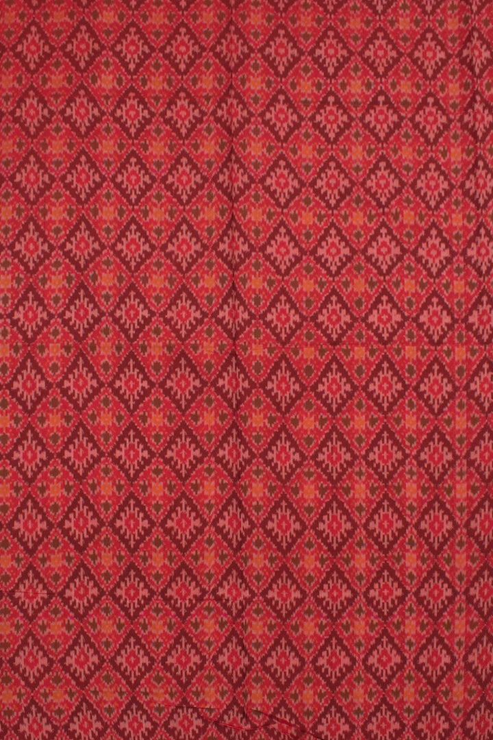 Handloom Ikat Silk Cotton Kurta Material 10058577