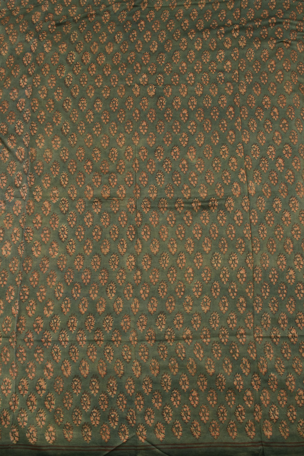 Hand Block Printed Gajji Silk Kurta Material 10058666