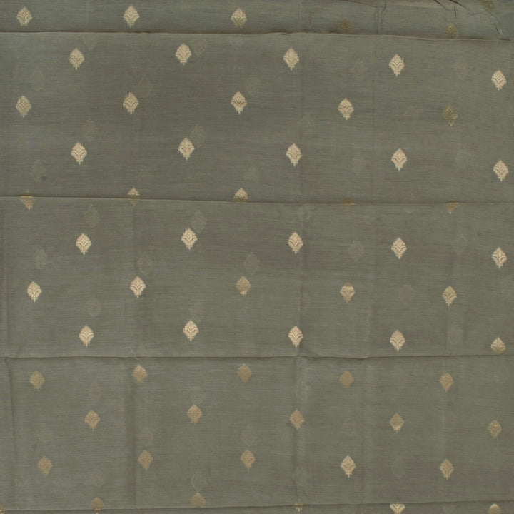 Handwoven Banarasi Muga Silk Salwar Suit Material 10056204