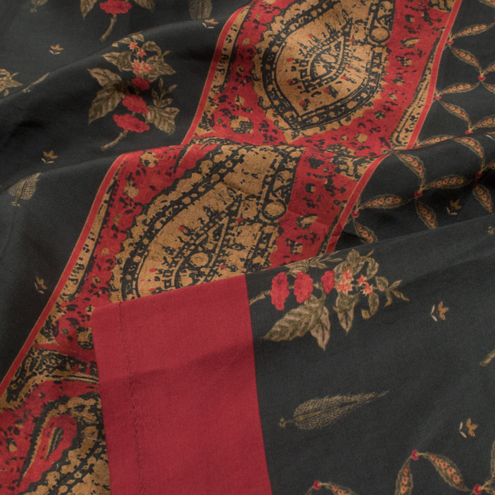 Screen Printed Soft Silk Salwar Suit Material 10056213