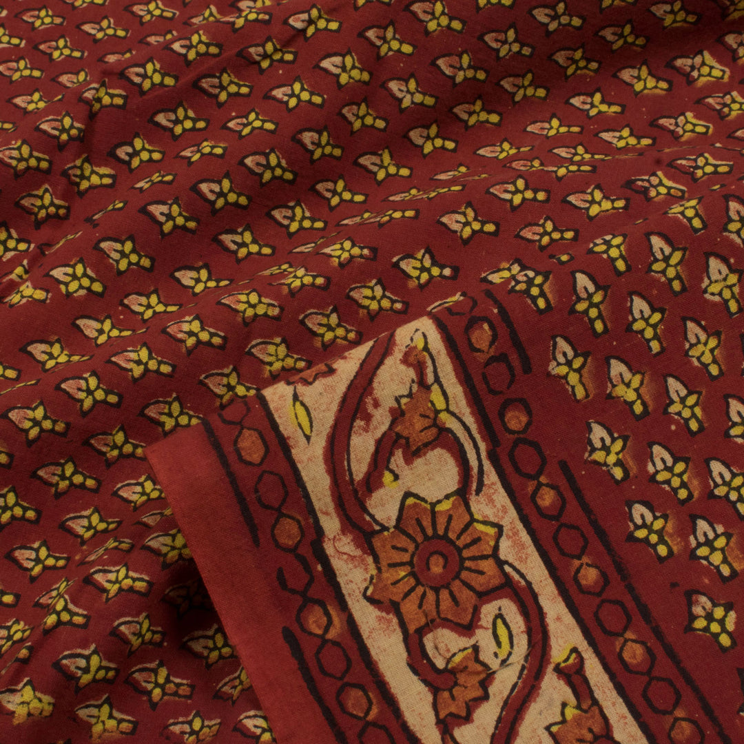 Ajrakh Printed Cotton Salwar Suit Material 10056757