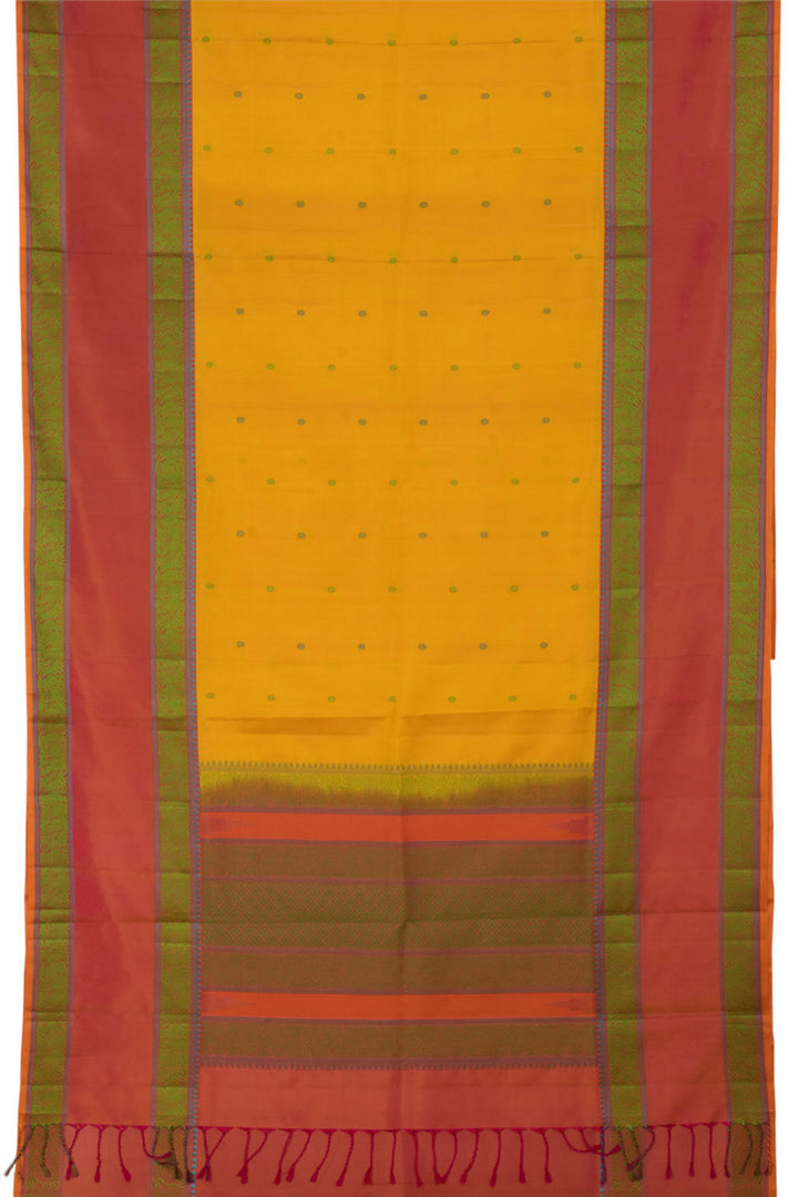 Handloom Pure Silk Threadwork Kanjivaram Saree 10058253