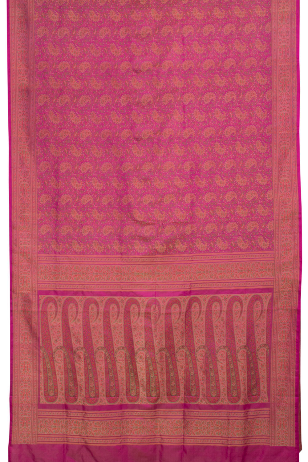 Handloom Banarasi Jamawar Tanchoi Katan Silk Saree 10058521