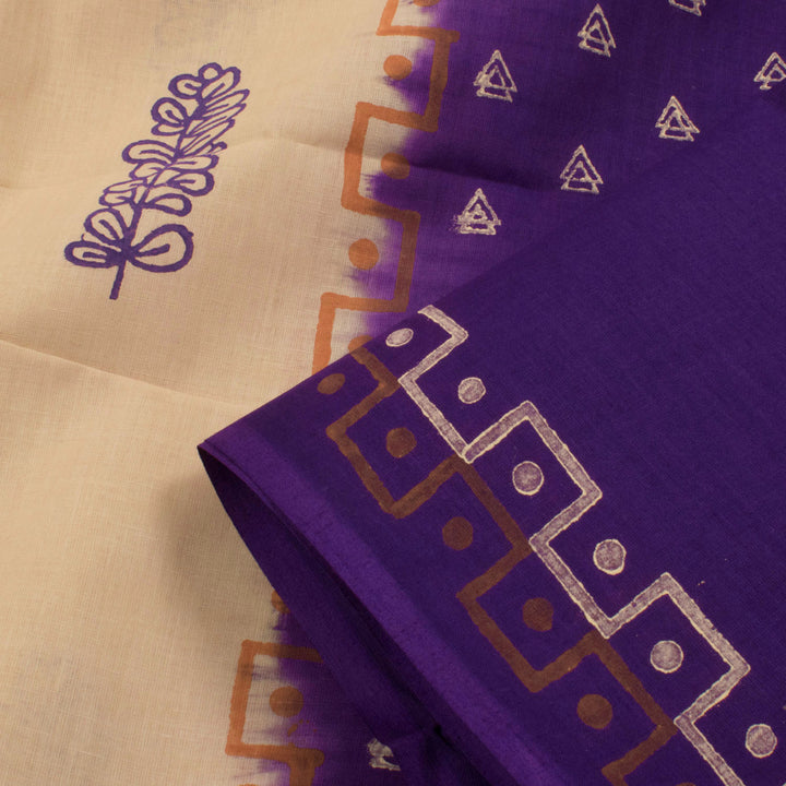 Hand Block Printed Cotton Salwar Suit Material 10054774