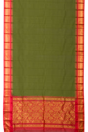 Handwoven Gadwal Kuttu Cotton Saree 100614335